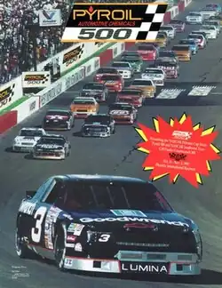 The 1991 Pyroil 500 program cover.