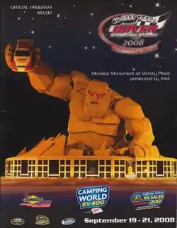2008 Camping World RV 400 program cover