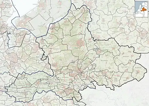 Asperen is located in Gelderland