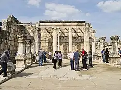 4th century synagogue in Capernaum, Israel