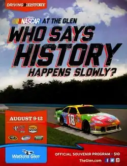 2012 Finger Lakes 355 at the Glen program cover