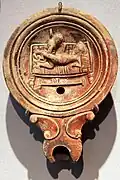 Image 45Roman oil lamp portraying intercourse
