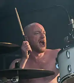Johnston with Biffy Clyro, Germany, 2017