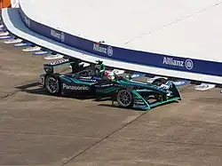 Nelson Piquet Jr. (pictured at the 2018 Berlin ePrix) was the team's first major signing.