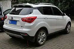 Changan CS35 facelift rear