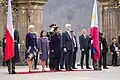 Presidential couples of the Czech Republic and the Philippines at Prague castle, March 2024