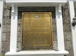 Historical marker, Main Campus
