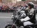 Cuirassiers on Guzzi California cruisers during the parade of 2 June 2006.