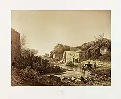Ras al-Ain, ca 1851, by van de Velde