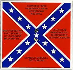 Flag of the 37th Virginia Infantry Regiment