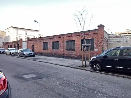 The plot viewed from the street