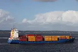 A container ship