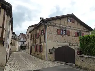 A street in Mauvezin-d'Armagnac
