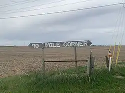 90 Mile Corner at the Corner of US 71/US 136 and Route FF northwest of Maryville, Missouri