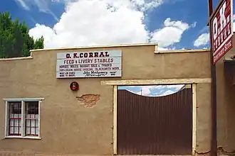 O.K. Corral frontage on Allen Street