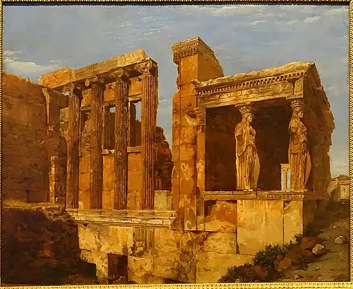 A View of the Erechtheum on the Acropolis, Athens, 1818