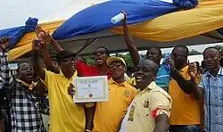 A Year Group poses for a photo