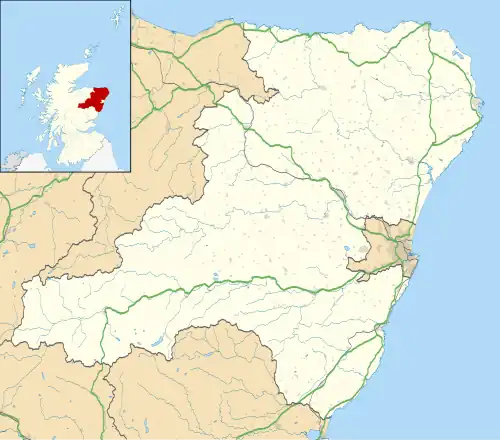 Banff is located in Aberdeenshire