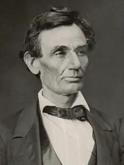 Abraham Lincoln by Alexander Hesler, 1860-restored (3x4 cropped).png
