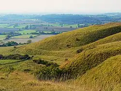 The chalk escarpment