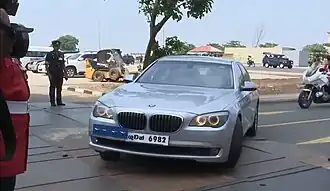 Sri Lanka Air Force BMW 5 Series (F10) with Four stars