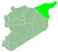 Al-Hasakah Governorate within Syria