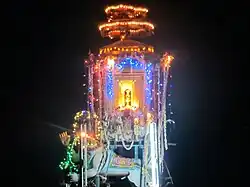 Lion Vahanam in Night