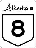Alberta Highway 8.svg