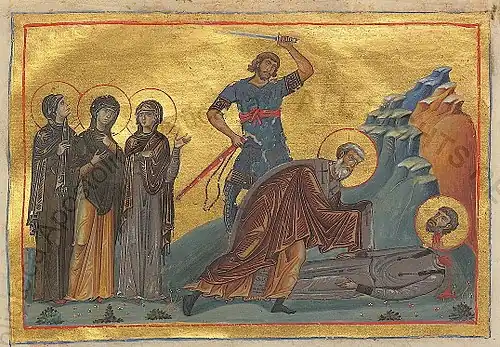 Hieromartyr Alexander, Bishop, and Martyrs Heraclius, Anna, Elizabeth, Theodota, and Glyceria, at Adrianople.