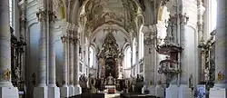 Interiors of the church of Saints Peter and Paul, Freising