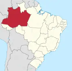Location in Brazil