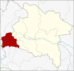 District location in Prachinburi province
