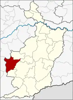 District location in Buriram province