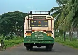 APS RTC bus near Biccavolu