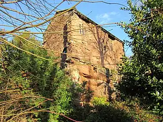 Photograph of a sandstone building