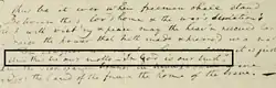 Manuscript copy of Key's 1814 poem "Defence of Fort M'Henry" (later known as "The Star-Spangled Banner") in which one line of the fourth verse reads, "And this be our motto-"In God is our trust,""