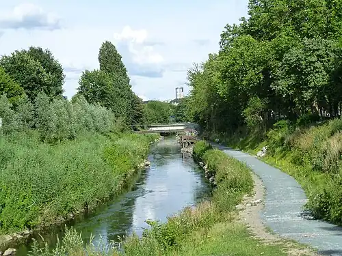 Senne near the Boulevard Paepsem/Paapsemlaan