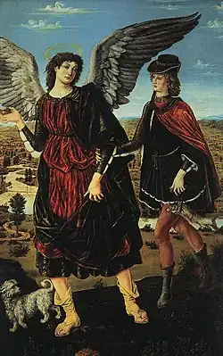 Antonio and Piero del Pollaiuolo, Tobias and the Angel ( 1465–1470)