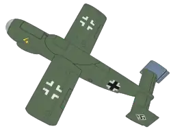 A graphic view of the Arado E.381