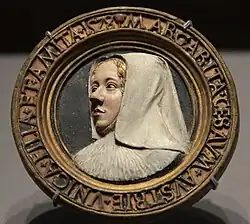 Small painted relief by Conrat Meit