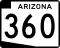 State Route 360 marker