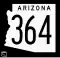 State Route 364 marker