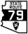 State Route 79 marker