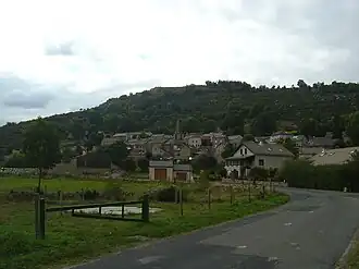 A general view of the village of Arzenc-de-Randon