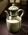 Ewer with lotus-shaped lid. Goryeo, c. 1050-1150