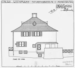 Sturegarden House, north facade, architect Gunnar Asplund 1913.