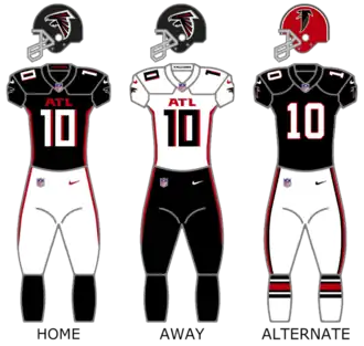 Atlanta Falcons uniforms