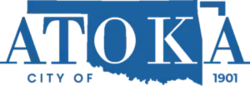 Official logo of Atoka, Oklahoma