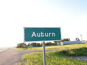Sign for Auburn