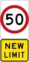 New 50&nbsp;km/h Speed Limit (used in Victoria)